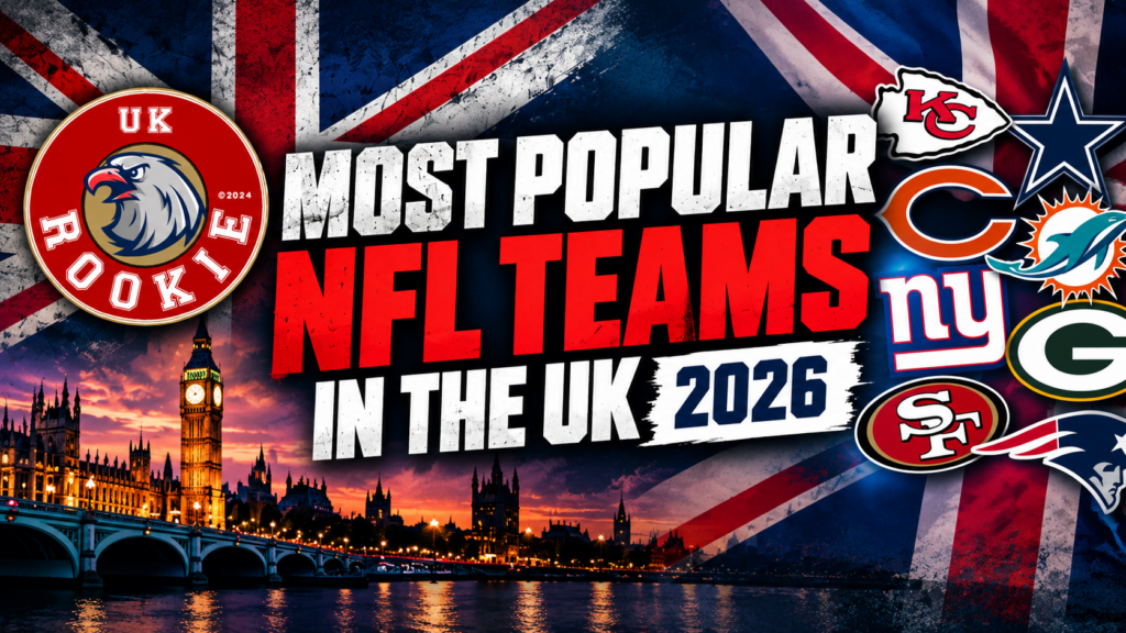 Most Popular NFL Teams in the UK 2026